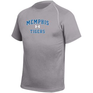 UNDER ARMOUR Youth Memphis Tigers Tech T Shirt   Size Small, Grey Heather