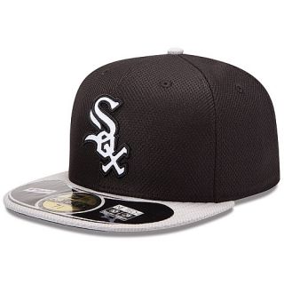 NEW ERA Mens Chicago White Sox Diamond Era 59FIFTY Tech BP Game Cap   Size 7,