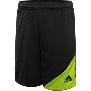 adidas Boys Striker 13 Soccer Shorts   Size Medium, Solar Slime/black
