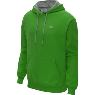 CHAMPION Mens Eco Fleece Pullover Hoodie   Size Large, Green