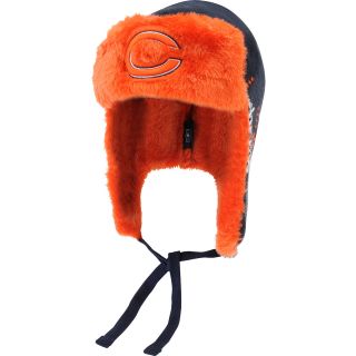 NEW ERA Mens Chicago Bears Snowflake Trapper Hat, Orange