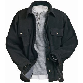 Dri Duck Flex Softshell Fleece Jacket Mens   Size Large, Black (844217003672)