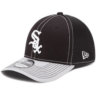 NEW ERA Mens Chicago White Sox Two Tone Neo 39THIRTY Stretch Fit Cap   Size