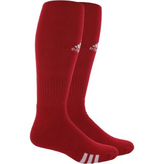 adidas Rivalry Field Socks   Size XS/Extra Small, University Red/white