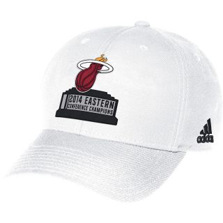 adidas Mens Miami Heat 2014 Eastern Conference Champions Tee Hook OSFA Cap,
