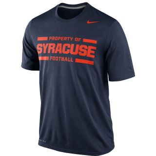NIKE Mens Syracuse Orange Practice Legend Short Sleeve T Shirt   Size Medium,
