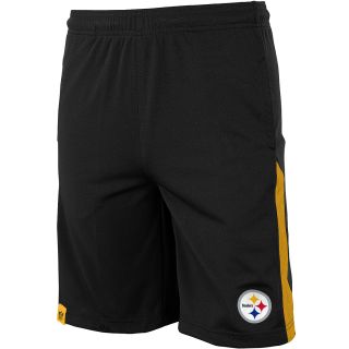 NFL Team Apparel Youth Pittsburgh Steelers Gameday Performance Shorts   Size