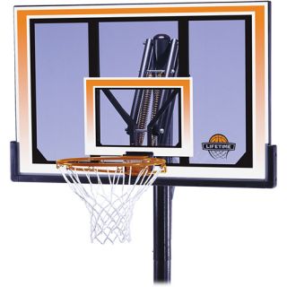Lifetime 71799 Shatter Guard 50 Inch Action Grip In Ground Basketball System