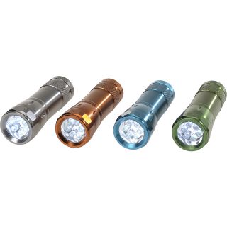 LIFELINE 6 LED Flashlights   4 Pack, Multi