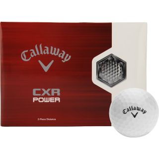 CALLAWAY CXR Power Golf Balls   12 Pack, White