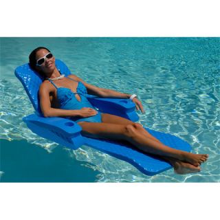 Texas Recreation Folding Baja II Pool Lounge, Blue (6570126)