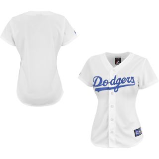 Majestic Athletic Los Angeles Dodgers Blank Womens Replica Home Jersey   Size