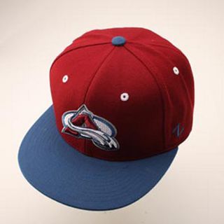 ZEPHYR Mens Colorado Avalanche NHL Forecheck Fitted Cap   Size 7.25, Cardinal
