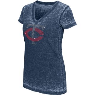 Touch By Alyssa Milano Womens Minnesota Twins Fade Route Short Sleeve T Shirt  