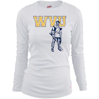 MJ Soffe Girls West Virginia Mountaineers Long Sleeve T Shirt   White   Size