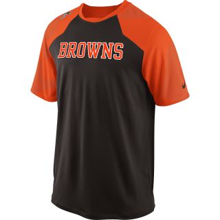 NIKE Mens Cleveland Browns Dri FIT Fly Slant Top   Size Medium, Seal