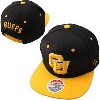 Zephyr Colorado Buffaloes Apex Snapback Hat   Black/Gold (COLAPS0010)