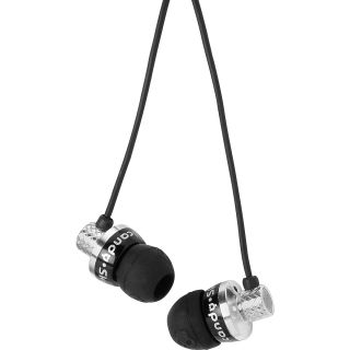 SKULLCANDY Titan Ear Buds   Discontinued Model, Chrome/black