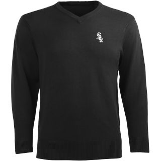 Antigua Mens Chicago White Sox Ambassador Knit V Neck Sweater   Size XXL/2XL,