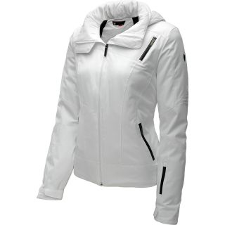 SPYDER Womens Radiant Jacket   Size 8, White/black