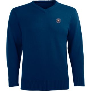 Antigua Mens Houston Astros Ambassador Knit V Neck Sweater   Size XXL/2XL,