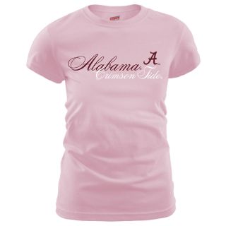 MJ Soffe Womens Alabama Crimson Tide T Shirt   Soft Pink   Size XL/Extra