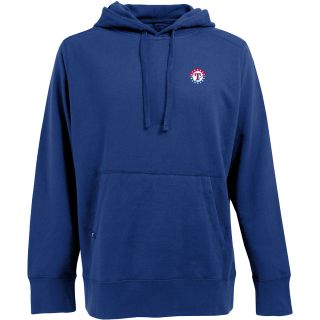 Antigua Mens Texas Rangers Signature Hooded Pullover Sweatshirt   Size