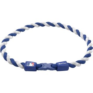 PHITEN MLB Tornado Titanium Necklace   Size 18, Navy/black