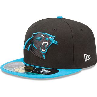 NEW ERA Mens Carolina Panthers Official On Field 59FIFTY Fitted Hat   Size 7.