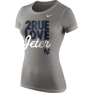 NIKE Womens New York Yankees Derek Jeter 2rue Love Tri Blend Short Sleeve T 