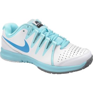 NIKE Womens Vapor Court Tennis Shoes   Size 12, White/blue