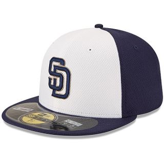 NEW ERA Mens San Diego Padres 2014 Diamond Era 59FIFTY Tech BP Cap   Size 7,