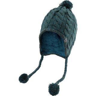 THE NORTH FACE Womens Fuzzy Earflap Beanie, Prussia Blue