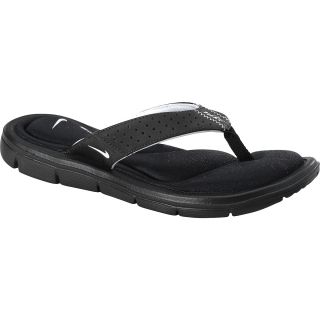 NIKE Womens Comfort Thong Sandals   Size 10, Black/white