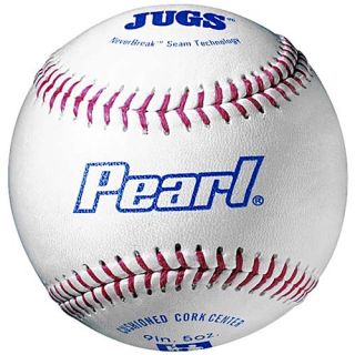 Jugs Pearl NeverBreak Seam Pitching Machine Baseballs by the Dozen (B5200)