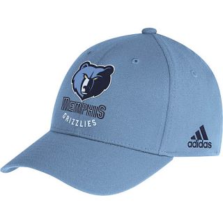 adidas Mens Memphis Grizzlies Team Color Structured Flex Cap   Size S/m