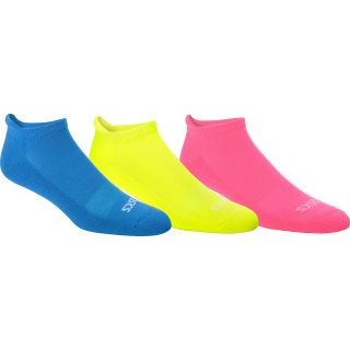 ASICS Cushion Low Cut Socks   3 Pack   Size Medium, Assorted Pinks