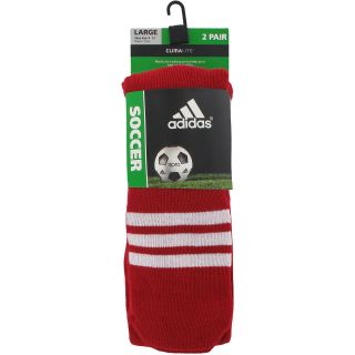 adidas Rivalry Soccer Socks   Size XS/Extra Small, University Red/white