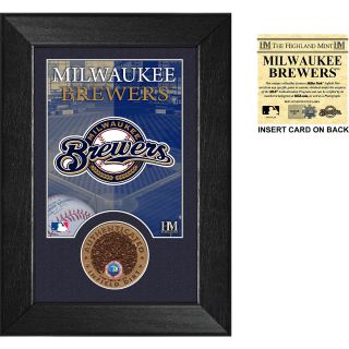 The Highland Mint Milwaukee Brewers Infield Dirt Coin Mini Mint (MLB123K)