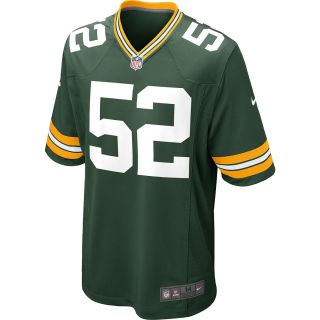 NIKE Mens Green Bay Packers Clay Matthews Game Team Color Jersey   Size Small,