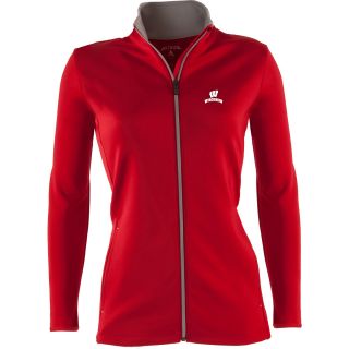 Antigua Wisconsin Badgers Womens Leader Full Zip Jacket   Size XL/Extra Large,