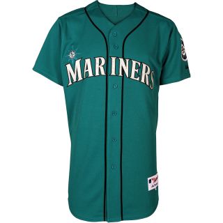 Majestic Athletic Seattle Mariners Blank Authentic Alternate Green Jersey  