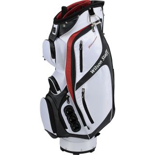 WILSON STAFF Performance Cart Bag, White/red