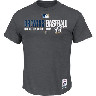 MAJESTIC ATHLETIC Mens Milwaukee Brewers Team Favorite Authentic Collection