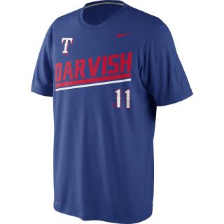NIKE Mens Texas Rangers Yu Darvish 2014 Dri FIT Legend Player Name And Number