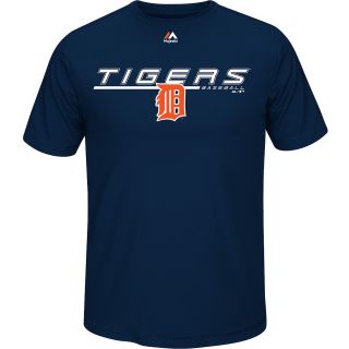 MAJESTIC ATHLETIC Mens Detroit Tigers Aggressive Feel Short Sleeve T Shirt  