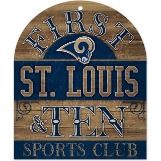 Wincraft St. Louis Rams 10X11 Club Wood Sign (91186010)