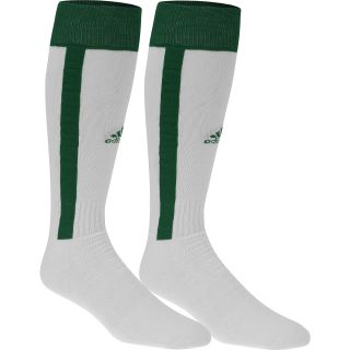adidas Rivalry Baseball Stirrup Socks   2 Pack   Size Small, White/forest