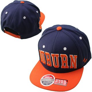 Zephyr Auburn Tigers Super Star 32/5 OS Adjustable Hat   Navy/Orange