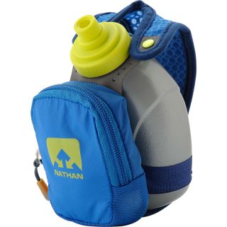 NATHAN QuickShot Plus Water Flask and Hand Strap, Blue
